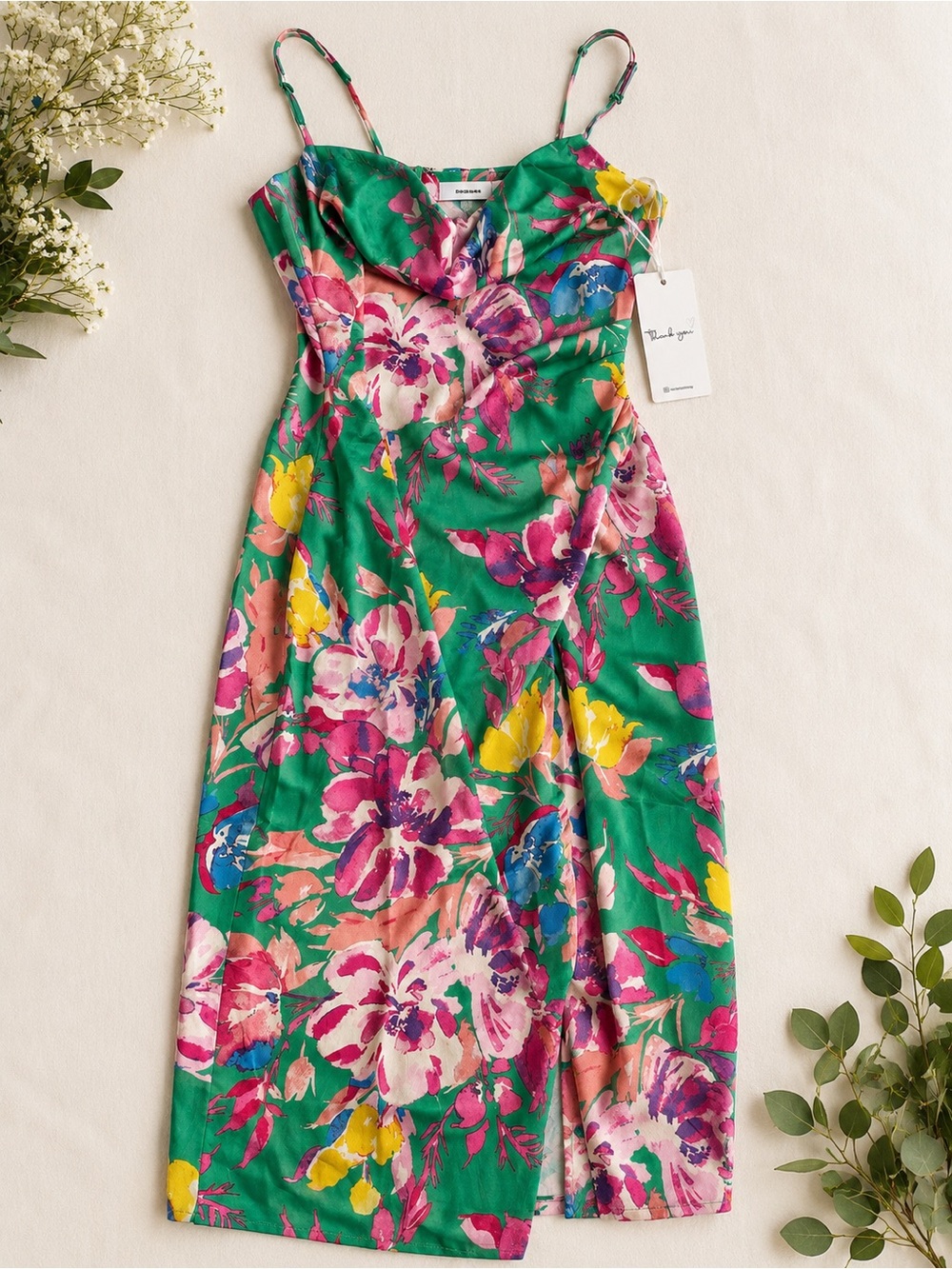 Vero Moda Floral Midi Dress Size Large NWT
